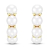 Thumbnail Image 2 of Freshwater Cultured Pearl Earrings 14K Yellow Gold