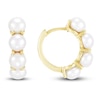 Thumbnail Image 4 of Freshwater Cultured Pearl Earrings 14K Yellow Gold