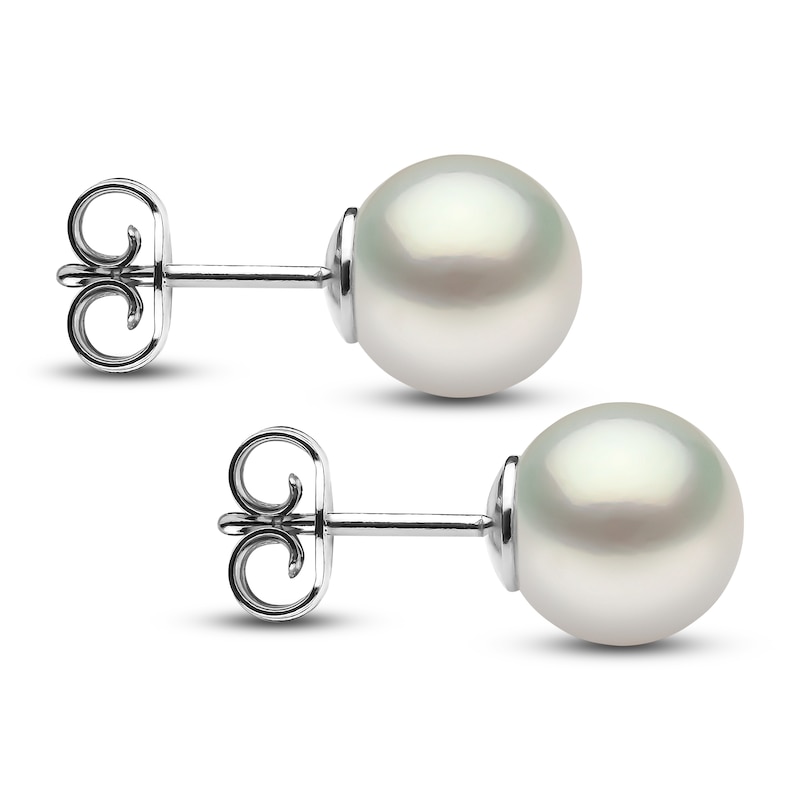 Main Image 2 of Yoko London White South Sea Cultured Pearl Stud Earrings 18K White Gold