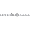 Thumbnail Image 3 of Round & Marquise-Cut Diamond Tennis Bracelet 2-3/4 ct tw 14K White Gold