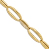 Thumbnail Image 3 of Men's Diamond High-Polish Link Bracelet 5/8 ct tw Round 14K Yellow Gold 8&quot;