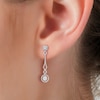 Thumbnail Image 2 of Princess, Marquise & Round-Cut Diamond Earrings 2-5/8 ct tw 14K White Gold