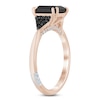 Thumbnail Image 1 of Pnina Tornai Emerald-Cut Black Diamond Engagement Ring 2-1/4 ct tw 14K Rose Gold