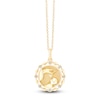 Thumbnail Image 1 of Children's Diamond Baptism Necklace 14K Yellow Gold 13&quot;