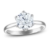 Thumbnail Image 1 of Round-Cut Lab-Created Diamond Solitaire Plus Engagement Ring 2 ct tw Platinum (VS2/F)