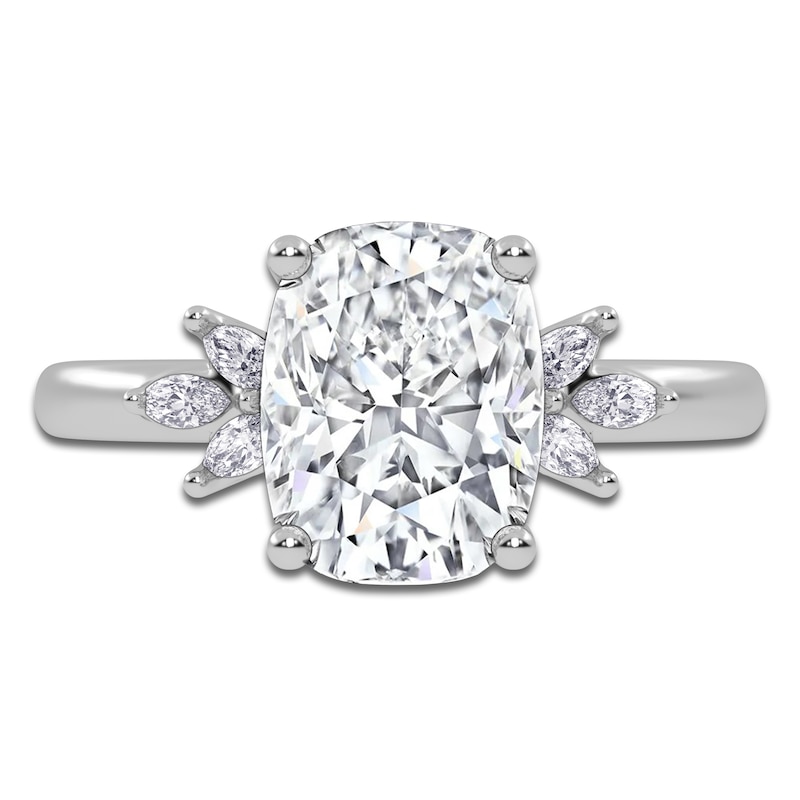 Main Image 3 of Elongated Cushion-Cut Created By Jared Studio Lab-Created Diamond Engagement Ring 2-1/6 ct tw 14K White Gold