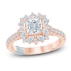 Thumbnail Image 1 of Pnina Tornai Princess-Cut Lab-Created Diamond Halo Engagement Ring 1-3/4 ct tw 14K Rose Gold