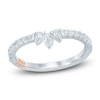 Thumbnail Image 1 of Pnina Tornai Pear-Shaped & Round-Cut Diamond Contour Anniversary Ring 3/8 ct tw 14K White Gold