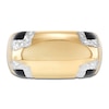 Thumbnail Image 3 of Italia D'Oro Colori Costa Black Enamel Angled Ring 14K Yellow Gold