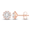 Thumbnail Image 2 of Diamond Stud Earrings 1 ct tw Round 14K Rose Gold