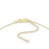 Thumbnail Image 3 of Large Circle Station Necklace 14K Yellow Gold 16&quot; Adj.