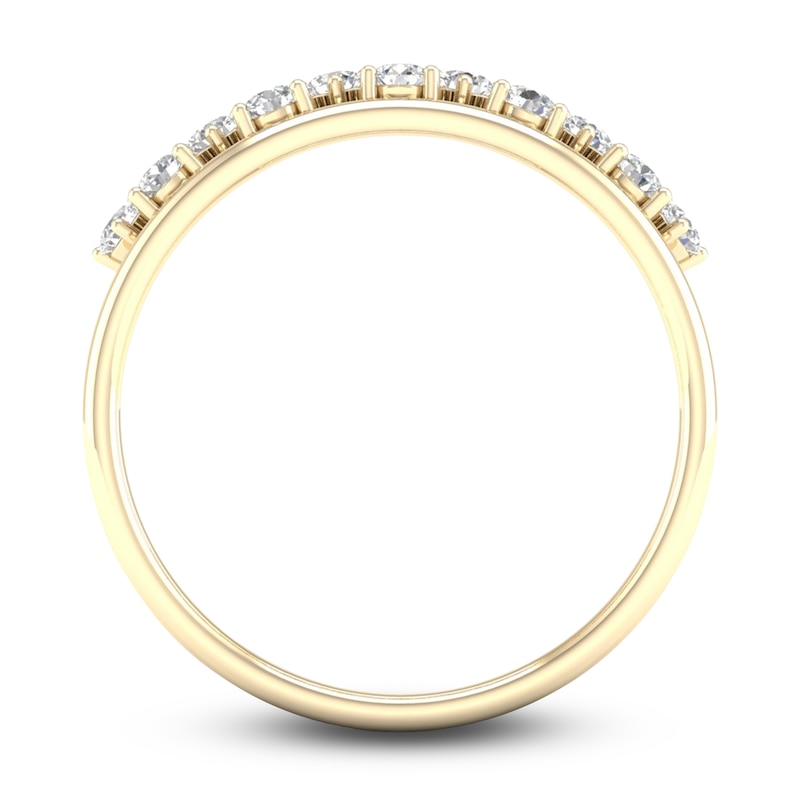 Main Image 4 of Diamond Wedding Band 1/6 ct tw Round 14K Yellow Gold