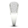 Thumbnail Image 2 of Diamond Pave Anniversary Band 1 ct tw Round 14K White Gold