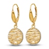 Thumbnail Image 2 of Diamond-Cut Dangle Earrings 14K Yellow Gold