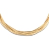 Thumbnail Image 3 of Italia D'Oro Triple Omega Chain Necklace 14K Yellow Gold 17&quot; 15.0mm