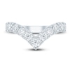 Thumbnail Image 2 of Pnina Tornai Lab-Created Diamond Chevron Anniversary Band 1-1/2 ct tw Round 14K White Gold