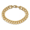 Thumbnail Image 1 of Curb Bracelet 14K Yellow Gold 7.5&quot; 12.2mm