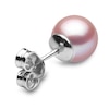 Thumbnail Image 3 of Yoko London Pink Freshwater Cultured Pearl Stud Earrings 18K White Gold