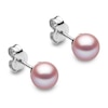 Thumbnail Image 0 of Yoko London Pink Freshwater Cultured Pearl Stud Earrings 18K White Gold