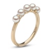 Thumbnail Image 2 of Yoko London Akoya Cultured Pearl Ring 1/20 ct tw Diamonds 18K Yellow Gold