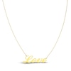 Thumbnail Image 1 of Love, Mirror & Heart Chain Necklace Set 14K Yellow Gold