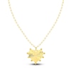 Thumbnail Image 3 of Love, Mirror & Heart Chain Necklace Set 14K Yellow Gold