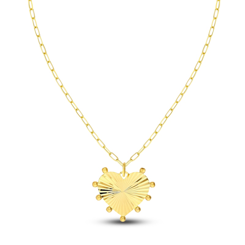 22K Yellow Gold Flower Pendant W/ Layered Faceted Design