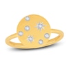 Thumbnail Image 1 of Diamond Circle Ring 1/10 ct tw Round 14K Yellow Gold