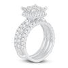 Thumbnail Image 2 of Princess& Round-Cut Diamond Bridal Set 3 ct tw 14K White Gold