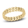 Thumbnail Image 0 of Men's Cuban Link Wedding Band 14K Yellow Gold 5mm