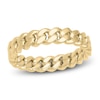 Thumbnail Image 1 of Men's Cuban Link Wedding Band 14K Yellow Gold 5mm