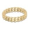 Thumbnail Image 2 of Men's Cuban Link Wedding Band 14K Yellow Gold 5mm