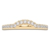 Thumbnail Image 2 of Lab-Created Diamond Contour Band 1/4 ct tw 14K Yellow Gold