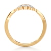 Thumbnail Image 2 of J'Lure Lab-Created Diamond Scalloped Wedding Band 1/6 ct tw 18K Yellow Gold