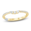 Thumbnail Image 1 of Pnina Tornai Pear-Shaped & Round-Cut Diamond Anniversary Ring 1/4 ct tw 14K Yellow Gold