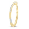 Thumbnail Image 2 of Pnina Tornai Pear-Shaped & Round-Cut Diamond Anniversary Ring 1/4 ct tw 14K Yellow Gold