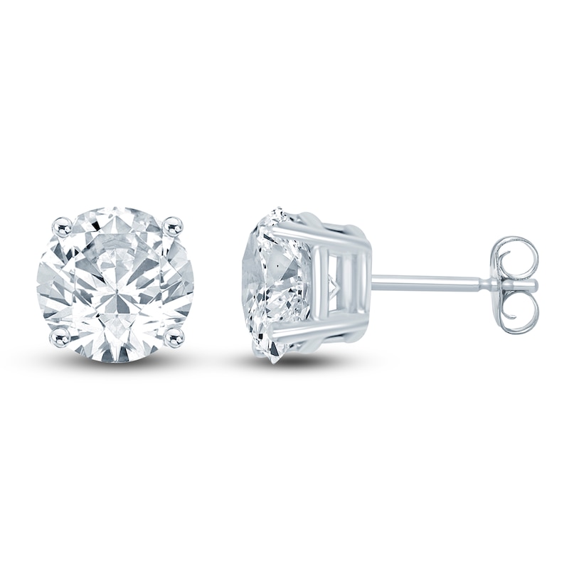 Main Image 1 of Pnina Tornai Round-Cut Lab-Created Diamond Solitaire Stud Earrings 4 ct tw 14K White Gold (VS2/F)