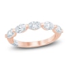 Thumbnail Image 1 of Pnina Tornai Oval-Cut Lab-Created Diamond Five-Stone Anniversary Ring 1-1/2 ct tw 14K Rose Gold