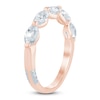 Thumbnail Image 2 of Pnina Tornai Oval-Cut Lab-Created Diamond Five-Stone Anniversary Ring 1-1/2 ct tw 14K Rose Gold