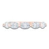 Thumbnail Image 3 of Pnina Tornai Oval-Cut Lab-Created Diamond Five-Stone Anniversary Ring 1-1/2 ct tw 14K Rose Gold