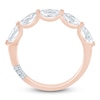 Thumbnail Image 4 of Pnina Tornai Oval-Cut Lab-Created Diamond Five-Stone Anniversary Ring 1-1/2 ct tw 14K Rose Gold