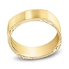 Thumbnail Image 1 of Kirk Kara Men's Engraved Satin Wedding Band 18K Yellow Gold