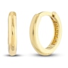 Thumbnail Image 0 of Polished Round Huggie Earrings 14K Yellow Gold 11.5mm