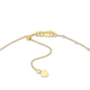 Thumbnail Image 3 of Saturn Solid Choker Necklace 14K Two-Tone Gold 13&quot; Adj.