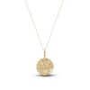 Thumbnail Image 3 of Diamond Taurus Zodiac Pendant Necklace 1/10 ct tw Round 14K Yellow Gold