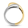 Thumbnail Image 1 of High-Polish Bypass Ring 14K Two-Tone Gold