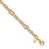 Thumbnail Image 1 of High-Polish Link Bracelet 14K Yellow Gold 7.5&quot;