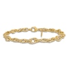 Thumbnail Image 3 of High-Polish Link Bracelet 14K Yellow Gold 7.5&quot;