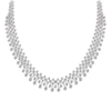 Thumbnail Image 1 of Diamond Collar Necklace 5 ct tw Round 14K White Gold 17&quot;