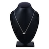 Thumbnail Image 3 of Diamond Pendant Necklace 1/2 ct tw Pear/Emerald/Round 14K White Gold 18"
